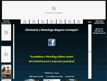 Tablet Screenshot of motorage.hu